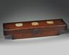 A CHINESE CLOISONNÉ ENAMEL RUYI-SCEPTRE IN A JADE PLAQUE INSET WOOD BOX, CHINA, 19TH CENTURY