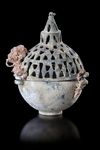 * AN ISLAMIC SPHERICAL OPENWORK INCENSE BURNER, SPAIN, 12TH CENTURY
