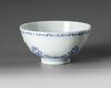 A CHINESE BLUE AND WHITE CUP, QING DYNASTY (1644-1911)