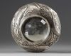 A silver 'carp' bowl, attributed to the Konoike workshop.