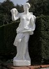 A MARBLE STATUE OF A WOMAN, 17TH CENTURY