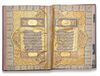 AN ILLUMINATED OTTOMAN QURAN, WRITTEN BY THE SCRIBE IBRAHIM RUSDI, STUDENT OF MUSTAFA AL-SAKER, TURKEY AND DATED 1236 AH/1820 AD