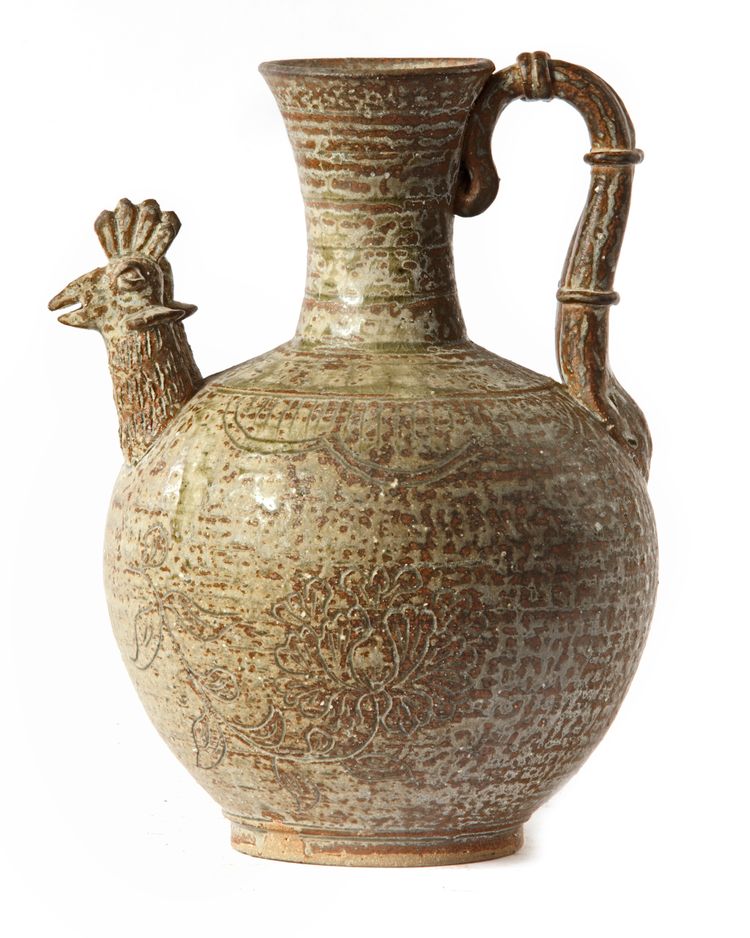 A CHINESE CELADON GLAZED CHICKEN EWER, SONG DYNASTY (960-1279)