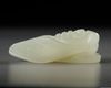 A GROUP OF CHINESE WHITE AND PALE CELADON JADE MYTHICAL BEAST CARVINGS, 20TH CENTURY