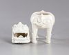 A CHINESE BLANC DE CHINE QILIN CENSER