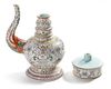 A CHINESE FAMILLE ROSE TIBETAN-STYLE ( PENBA HU) EWER, 19TH/20TH CENTURY