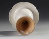 A CHINESE WHITE-GLAZED CERAMIC STEM CUP,SONG DYNASTY (960-1279)