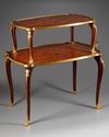A TEA TABLE, LOUIS XV STYLE, 19TH CENTURY