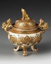 A JAPANESE SATSUMA INCENSE BURNER, MEIJI PERIOD (1868–1912)