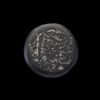AN EARLY ISLAMIC GLASS WEIGHT OF DOUBLE DIRHAM, 10TH-11TH CENTURY