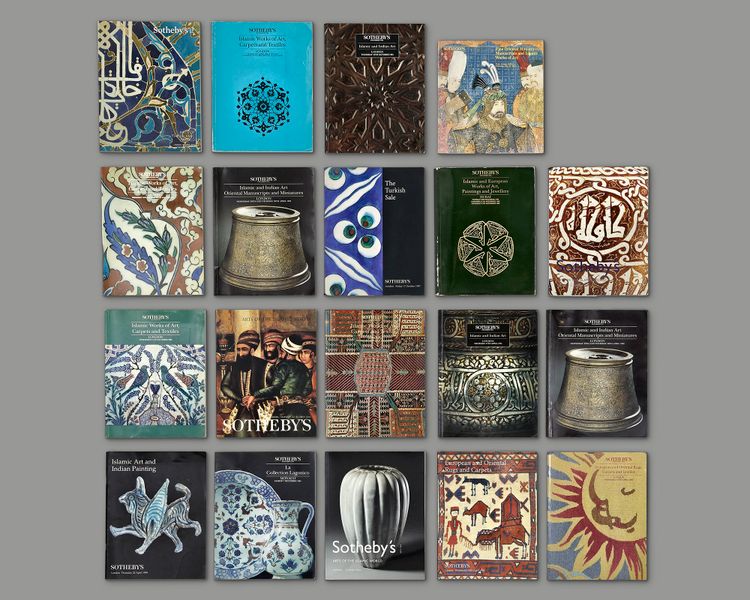 A COLLECTION OF NINETEEN AUCTION CATALOGUES FROM SOTHEBY'S ON ISLAMIC ART