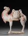 A CHINESE TERRACOTTA CAMEL, TANG DYNASTY (618-907 AD)