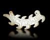 A WHITE JADE "KUI' DRAGON PENDANT, CHINA, WESTERN ZHOU DYNASTY