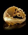 A LATE ROMAN STYLE RING  WITH AN INTAGLIO INLAY, PROBABLY MODERN