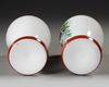 A PAIR OF FRENCH OPALINE VASES, 19TH CENTURY