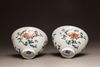 A pair of doucai bowls
