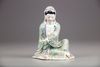 A Chinese famille rose Guanyin