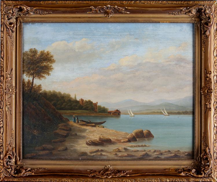 AN OIL PAINTING, SIGNED J. BOGAERT 1879