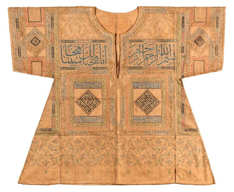 AN OTTOMAN TALISMANIC SHIRT, 18TH CENTURY