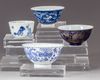 A lot of four porcelain bowls