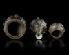 THREE BRONZE SELJUK VESSELS, PERSIA, 12TH-14TH CENTURY