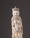 An ivory carving of a Shou-lao figure