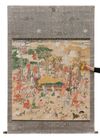 A VERY LARGE JAPANESE HANGING SCROLL DEPICTING NEHAN-ZU 涅槃図, 18TH CENTURY