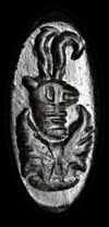 A SASSANIAN RED AGATE STAMP SEAL, CIRCA 300-600 A.D.