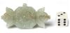 A MUGHAL JADE AND GEM SET PENDANT, INDIA, 19TH CENTURY