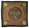 TWO OTTOMAN METAL-THREAD TEXTILE PANELS WITH THE NAMES OF ALLAH AND MUHAMMAD, TURKEY, 19TH CENTURY