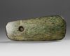 A NEOLITHIC GREEN JADE AXE, CHINA