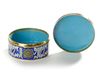 AN ENAMEL JEWELRY BOX, 19TH-20TH CENTURY