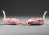A PAIR OF CHINESE FAMILLE ROSE 'LOTUS' CUPS, 19TH-20TH CENTURY