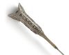 AN OTTOMAN SILVER  HANDLE AND HILTED STEEL SWORD (YATAGHAN),TURKEY, LATE 19TH CENTURY