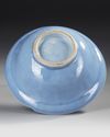 A LIGHT BLUE GLAZED CHINESE BOWL, 19TH CENTURY