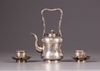 A silver tea-set