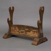 A JAPANESE WOODEN SWORD STAND, TAISHÕ PERIOD (1912-1926)