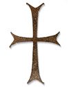 A BRONZE BYZANTINE PROCESSION CROSS