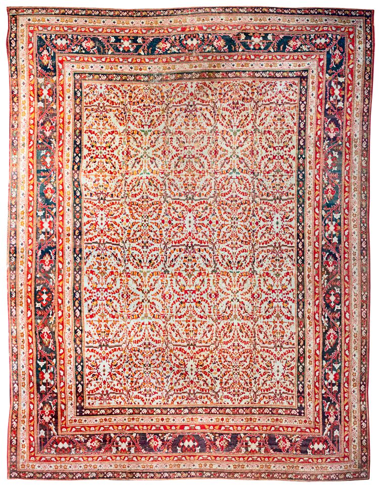AN AGRA CARPET, NORTH INDIA, 19TH CENTURY