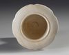 A CHINESE WHITE-GLAZED CERAMIC STEM CUP,SONG DYNASTY (960-1279)