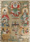 A RARE CHINESE PAINTING OF THE KING OF HORSES 'MA SHEN', MING PERIODE, PROBABLY 16TH CENTURY