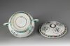 A CHINESE FAMILLE VERTE TUREEN AND COVER, KANGXI PERIOD (1662-1722)