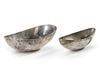 TWO OVAL SILVER BOWLS, SASSANIAN 4TH-5TH CENTURY AD