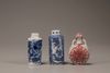 THREE CHINESE PORCELAIN SNUFF BOTTLES, 19TH CENTURY