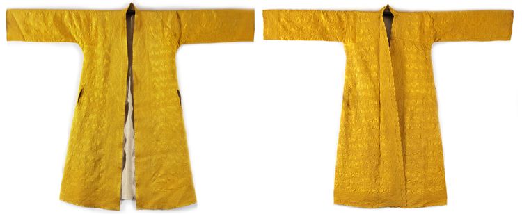 TWO OTTOMAN ROBES OR ANTERI, 20TH CENTURY