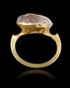 A ROMAN GOLD RING WITH A ROCK CRYSTAL INTAGLIO OF MINERVA, ROMAN, 1ST CENTURY AD