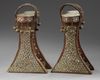 Two Islamic Ottoman hammam shoes