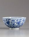 A Chinese  blue and white bowl