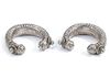 A PAIR OF AFGHAN SILVER BRACELETS, EARLY 20TH CENTURY