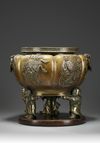 A Large Japanese Bronze Vessel
